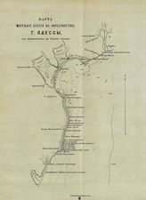 Карта морского берега в окрестностях Одессы