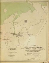 Карта густоты населения Архангельской губернии по данным Всеобщей переписи 1897 г.