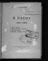 Ульянский А. Г. В плену. (1915-1918) : [рассказы]. - Л., 1924.