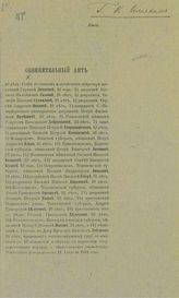 Обвинительный акт [от 30 апреля 1887 г. по делу "Партии Народной Воли"]. – СПб., 1887
