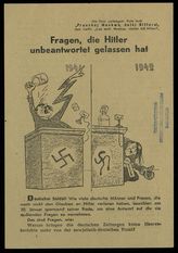 Fragen, die Hitler beantwortet gelassen hat: 1941-1942. – Б.м., [1942?].