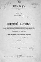 ... 1895 год, т. 1, ч. 2. - 1898.