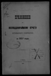 ... за 1885 год. - [1886].