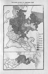 Расселение русских по территории СССР (% во всем населении)