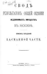 Басманной части. - 1875.