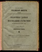 Вып. 25 : Нижегородская губерния. - 1897. - (Статистика Российской империи ; 22). 