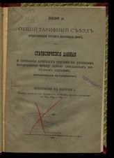 Вып. 1, прил. : Краткие сведения об отправлении хлебных грузов губерниями за 1893, 1894 и 1895 гг. - 1896.