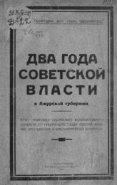 Два года советской власти в Амурской губернии. – Благовещенск, 1925.