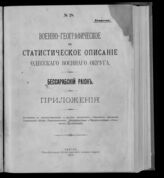 Военно-географическое и статистическое описание Одесского военного округа. – Одесса, 1905. 